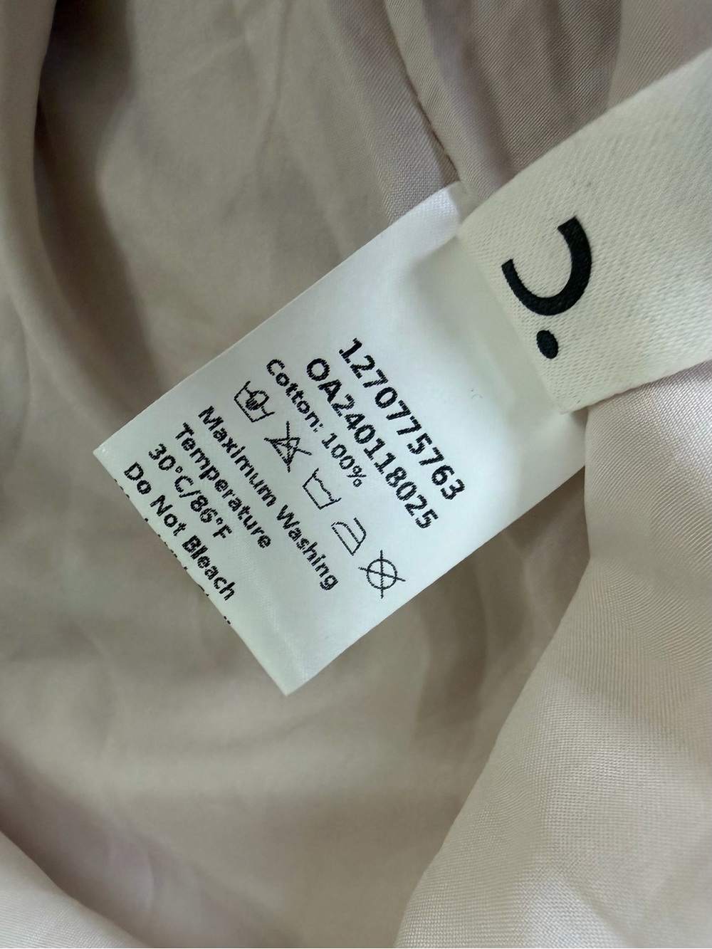 Commense Oatmeal Beige Tie-Shoulder Backless 100% Cotton Maxi Dress Small NWT - Picture 10 of 11